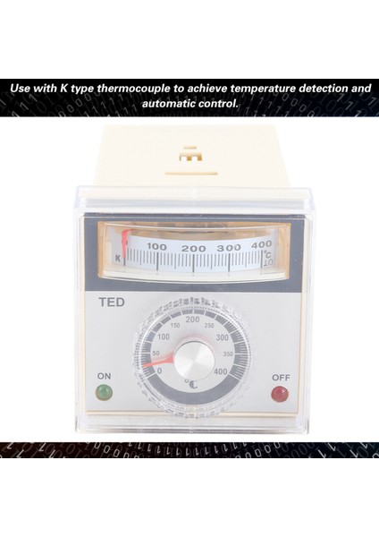 TED-2001 Pointer Sıcaklık Kontrol Cihazı K Tipi Termostat 0-400℃ 220VAC (Yurt Dışından) modelleri