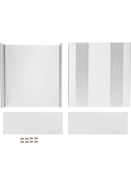Alüminyum Proje Kutusu Mat Gümüş Bölünmüş Tip Dıy Muhafaza Kabuğu 54X145X150MM (Yurt Dışından)