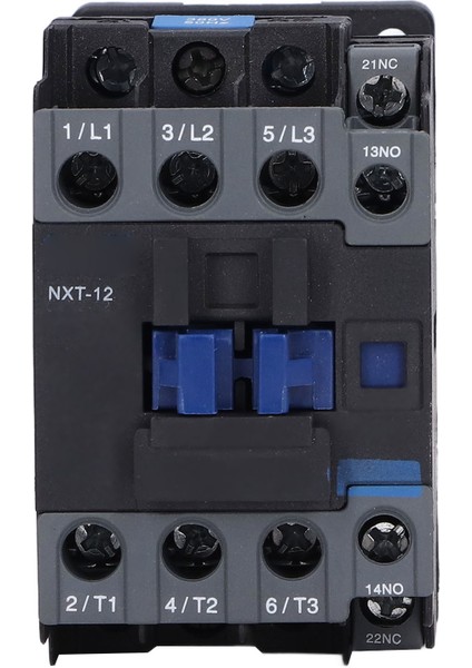 Ac Kontaktör Dın Ray Montajlı Kontaktör Ev Endüstriyel Devre Kontrolü Için 380V 50Hz 12A Nxt‑12 (Yurt Dışından)