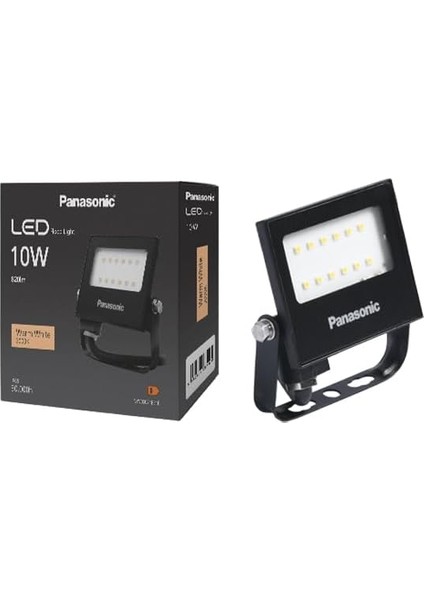 LED Floodlıght 10W 820LM 3000K, Kelvin-Sarı Işık