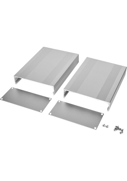 Proje Kutusu Gümüş Beyaz Alüminyum Alaşım Baskılı Devre Kartı Için 68X145X200MM (Yurt Dışından)