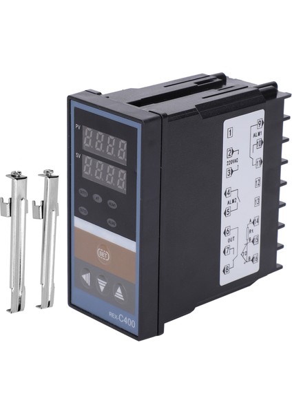 Berm Sıcaklık Kontrol Cihazı Akıllı Ayarlanabilir Regülatör Termostat Anahtarı REXC400FK02MXDA (Yurt Dışından)