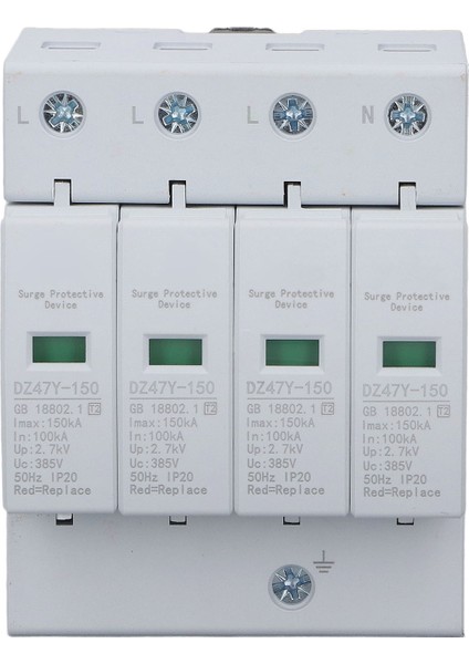 Ev Aşırı Gerilim Koruma Cihazı 150KA Yangına Dayanıklı Pc Dağıtım Kutusu Için Gerilim Aşırı Gerilim Koruma Cihazı 385V 4p (Yurt Dışından)