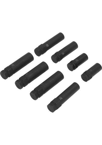 8 Adet Tekerlek Somunu Soket Seti 5/8 Ila 45/64 Inç Cr Mo Çelik Ince Duvarlı Tekerlek Kilidi Çıkarma Alet Takımı (Yurt Dışından) indirimleri