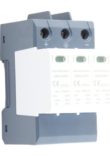 40KA 3p 1500VDC Aşırı Gerilim Koruma Cihazı Dın Ray Montajlı Düşük Voltajlı Fotovoltaik Aşırı Gerilim Koruması (Yurt Dışından) fiyatları