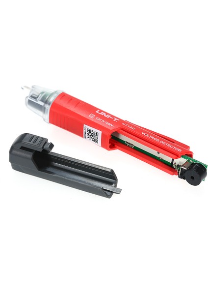 Unı-T Taşınabilir Temassız Ac Gerilim Test Cihazı Kalem Şeklinde V～uyarı Dedektörü Ses ve Işık Alarmı ve LED El Feneri ile (Yurt Dışından) fırsatları