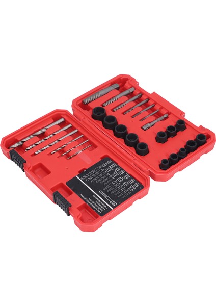 26 Parça Set Vida ve Cıvata Çıkarıcı Kolay Çıkarılabilir Vida Çıkarıcı Kırık Cıvata Çıkarıcı Adaptörlü Hss Matkap Ucu Seti (Yurt Dışından) indirimleri