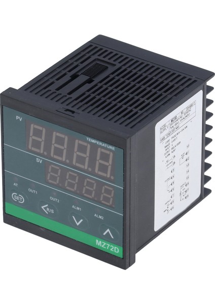 Dijital Sıcaklık Regülatörü Termostat Ssr Röle 2 Çıkışlı Pıd Kontrol Cihazı MZ72D 200‑240V (Yurt Dışından)