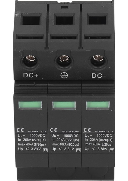 Dc Aşırı Gerilim Koruması 40KV 3p Hızlı Tepkili Alev Modüler Fotovoltaik Aşırı Gerilim Koruma Cihazı 1000VDC (Yurt Dışından) modelleri