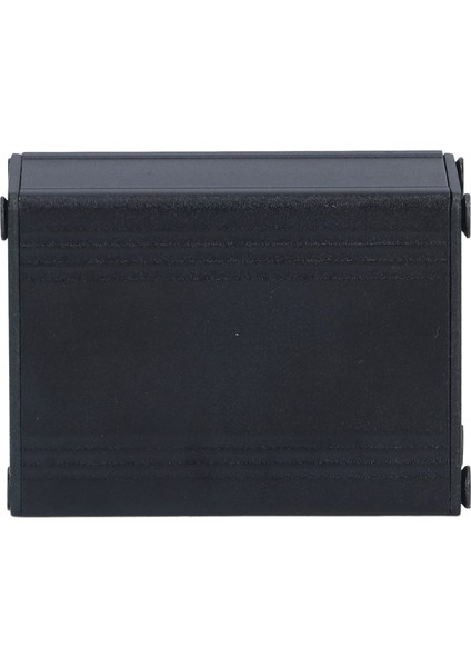 Alüminyum Elektrik Kutusu Su Geçirmez Bağlantı Muhafazası Kutusu Dıy Için Entegre Siyah (Yurt Dışından)