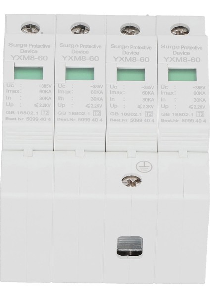 Aşırı Gerilim Koruma Cihazı Elektrik Çarpması Koruyucu Modülü Parafudr Kesici AC380V Yxm8‑60 (Yurt Dışından) fırsatları