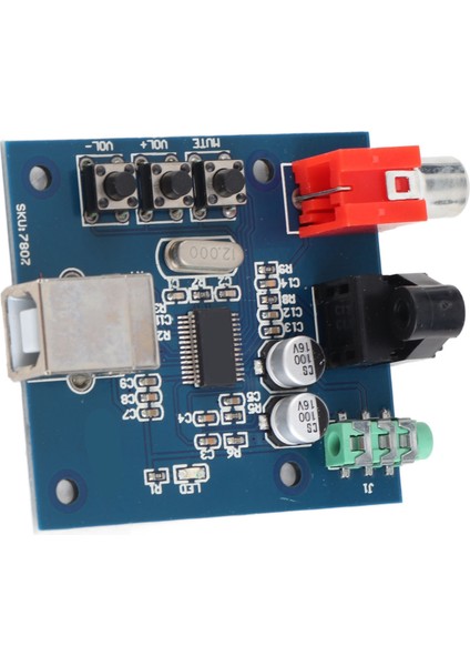 Dac Dekoder Modülü USB Giriş Koaksiyel Fiber Optik Hıfı Ses Kartı Bileşen PCM2704 (Yurt Dışından) fiyatları