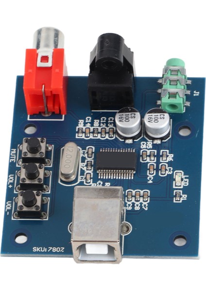 Dac Dekoder Modülü USB Giriş Koaksiyel Fiber Optik Hıfı Ses Kartı Bileşen PCM2704 (Yurt Dışından) fırsatları