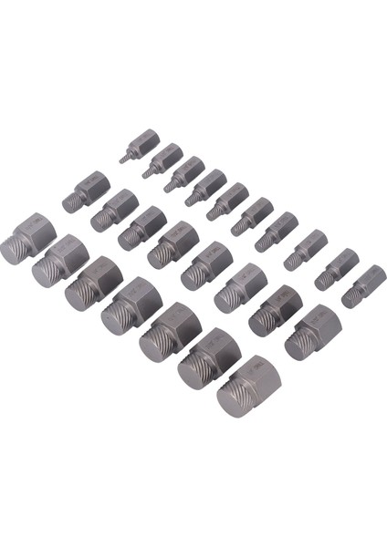 25 Adet Hasarlı Vida Çıkarma Takımı Altıgen Başlı Cıvata Çıkarıcı Krom Molibden Çelik Kırık Vida Çıkarma Aracı (Yurt Dışından) indirimleri