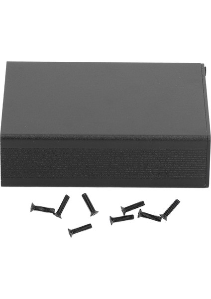 Alüminyum Alaşımlı Elektrik Kutusu Projesi Bağlantı Kutusu Entegre Muhafaza 24X64X80MM Mat Siyah (Yurt Dışından)
