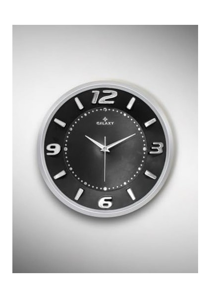 Exclucive Kabartama Rakamlı Klasik Kadranlı 30 cm Duvar Saati Gri fiyatları