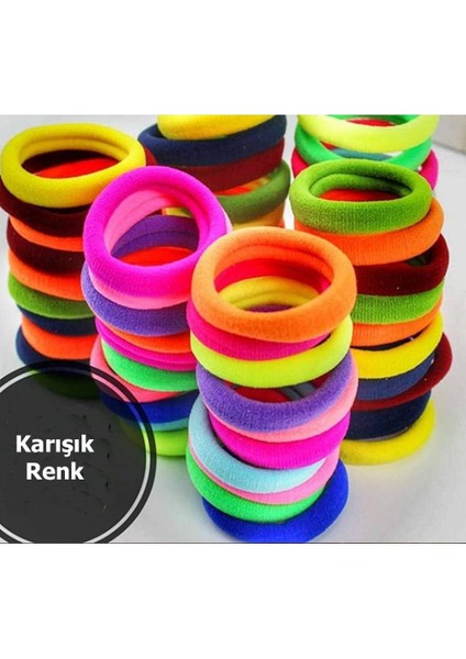 Marifetlerim - Karışık Renkli Lastik Toka 8 Adet
