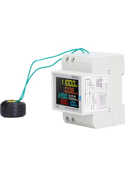 Güç Faktörü Izleme Tek Fazlı Dijital Ekran Voltaj Akım Frekans Ölçer AC40‑300V (Yurt Dışından) fiyatları