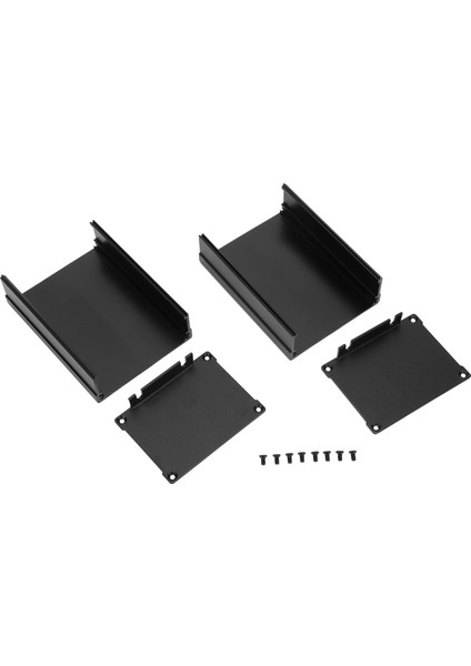 Alüminyum Alaşımlı Proje Muhafazası Bölünmüş Güç Devre Kartı Gps Kabuğu 57X76X100MM (Yurt Dışından)