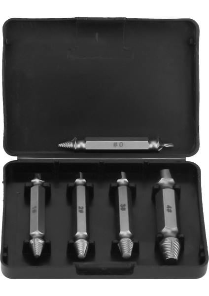 5 Adet Hss Hasarlı Vida Çıkarıcı Hız Çıkarıcı Matkap Uçları Çift Kafa Kırık Cıvata Çıkarıcı (Yurt Dışından)