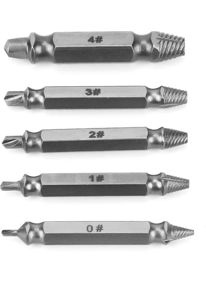 5 Adet Hss Hasarlı Vida Çıkarıcı Hız Çıkarıcı Matkap Uçları Çift Kafa Kırık Cıvata Çıkarıcı (Yurt Dışından) modelleri