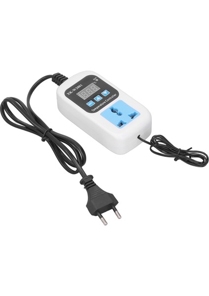 Sıcaklık Kontrol Cihazı Otomatik Ayarlanabilir Dijital Ekranlı Soket Termostatı Sera Için Ab Fişi 110-220V (Yurt Dışından)