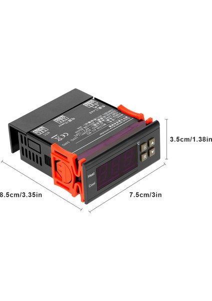 30A MH1230A AC220V Dijital Sıcaklık Kontrol Cihazı Soğutma Isıtma Regülatörü (Yurt Dışından) indirimleri