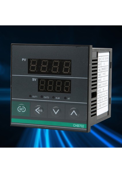 Berm CHB702 Termostat Akıllı Dijital Ekran Sıcaklık Kontrol Cihazı Röle/ssr Çıkışı AC180-240V 0-400℃ (Yurt Dışından)