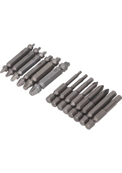 14 Adet Vida Çıkarıcı Matkap Ucu Seti Yüksek Karbon Çelik Çift Başlı Hasarlı Kırık Vida Çıkarıcı Kiti (Yurt Dışından) fırsatları