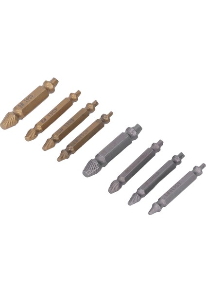 8 Adet Vida Çıkarıcı Kırık Hasarlı Cıvata Çıkarıcı Soyulmuş Vida Çıkarma Aracı Gümüş ve Altın (Yurt Dışından) fiyatları