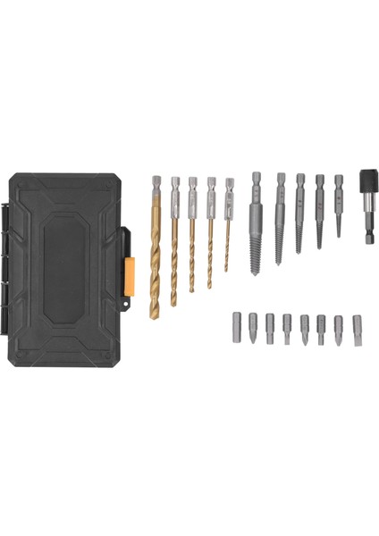 Vida Çıkarma Seti Hasarlı Kırık Cıvata Çıkarma Altıgen Şaftlı Büküm Matkapları Tornavida Ucu Takımıyla (Yurt Dışından)