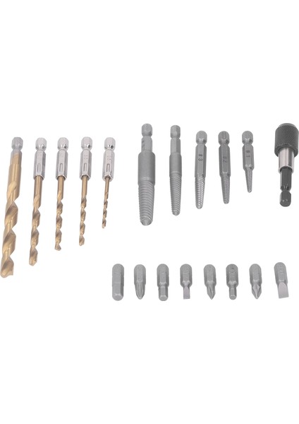 Vida Çıkarma Seti Hasarlı Kırık Cıvata Çıkarma Altıgen Şaftlı Büküm Matkapları Tornavida Ucu Takımıyla (Yurt Dışından) modelleri