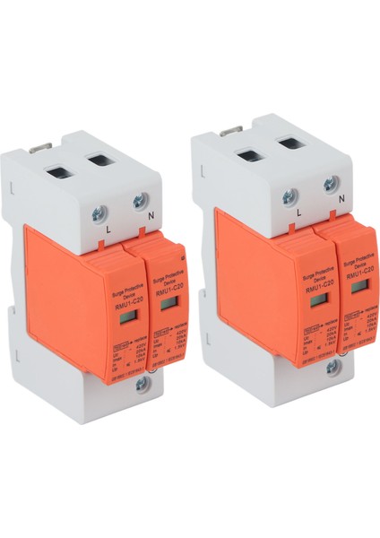 Adet Spd Aşırı Gerilim Koruma Cihazları Ac Parafudr Koruyucu Ev Devre Kesici 2p 420V RMU1‑C20 (Yurt Dışından) fırsatları