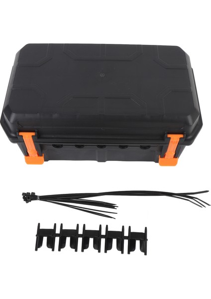 Kablo Bağlantı Kutusu Kare Şekil IP54 Su Geçirmez Abs Elektrik Bağlantı Kutusu Dış Mekan Için Siyah (Yurt Dışından)