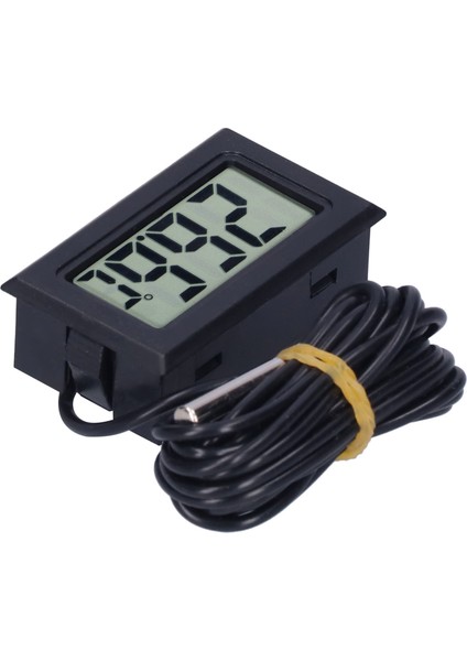 Dijital Termometre Mini LCD Kablolu Sıcaklık Ölçüm Cihazı FY13001SIYAH (Yurt Dışından) fiyatları