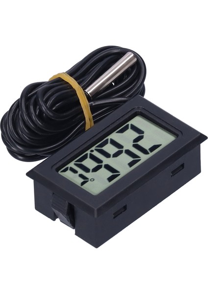 Dijital Termometre Mini LCD Kablolu Sıcaklık Ölçüm Cihazı FY13001SIYAH (Yurt Dışından) indirimleri