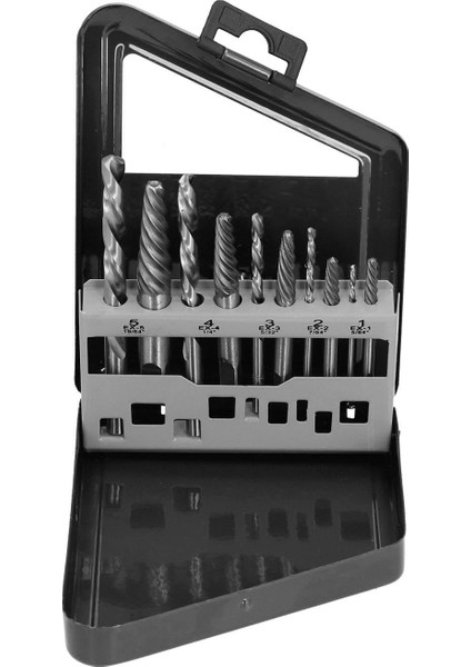 Vida Çıkarıcı Matkap Ucu Seti Sol El Kobalt Ingiliz Sistemi Cıvata Saplama Çıkarıcılarsiyah Demir Kutu (Yurt Dışından)