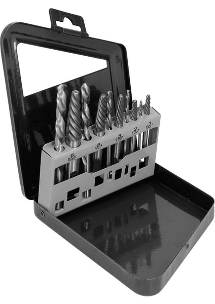 Vida Çıkarıcı Matkap Ucu Seti Sol El Kobalt Ingiliz Sistemi Cıvata Saplama Çıkarıcılarsiyah Demir Kutu (Yurt Dışından) fiyatları