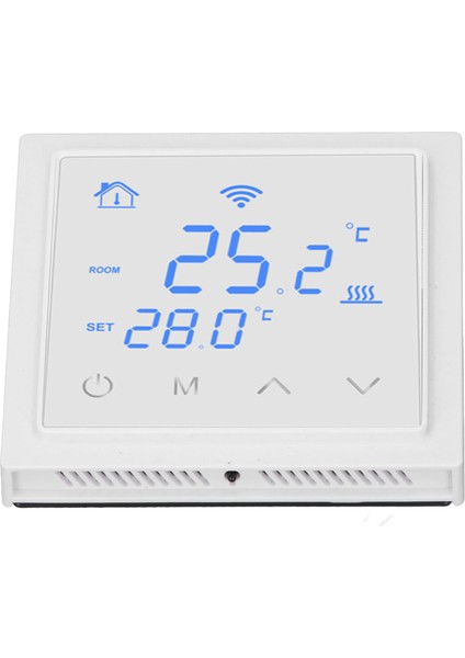 Zemin Isıtma Termostatı 16A Wifi Akıllı Elektrikli Zemin Altı Isıtma Termostatı Ses Fonksiyonu ile Ev Için AC85-250V Beyaz (Yurt Dışından) fiyatları