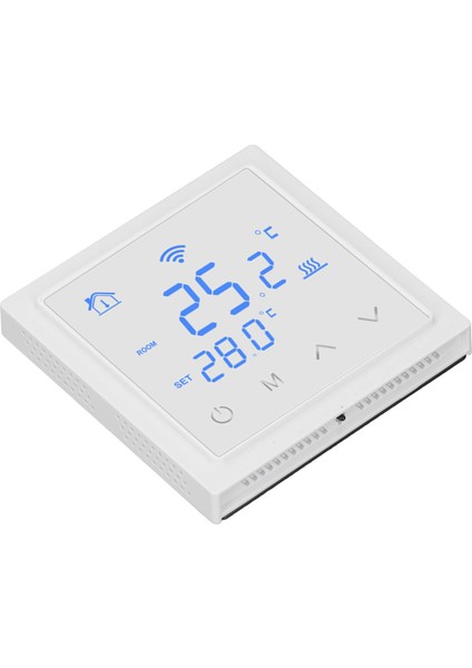 Zemin Isıtma Termostatı 16A Wifi Akıllı Elektrikli Zemin Altı Isıtma Termostatı Ses Fonksiyonu ile Ev Için AC85-250V Beyaz (Yurt Dışından) modelleri