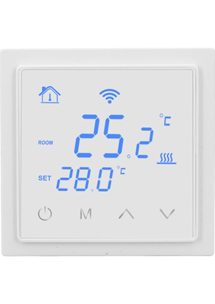 Zemin Isıtma Termostatı 16A Wifi Akıllı Elektrikli Zemin Altı Isıtma Termostatı Ses Fonksiyonu ile Ev Için AC85-250V Beyaz (Yurt Dışından) fırsatları