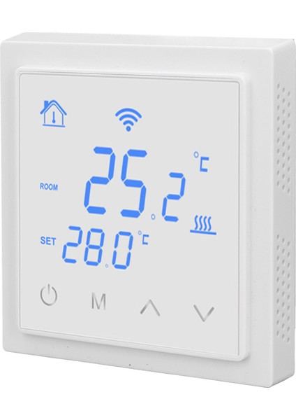 Zemin Isıtma Termostatı 16A Wifi Akıllı Elektrikli Zemin Altı Isıtma Termostatı Ses Fonksiyonu ile Ev Için AC85-250V Beyaz (Yurt Dışından) indirimleri