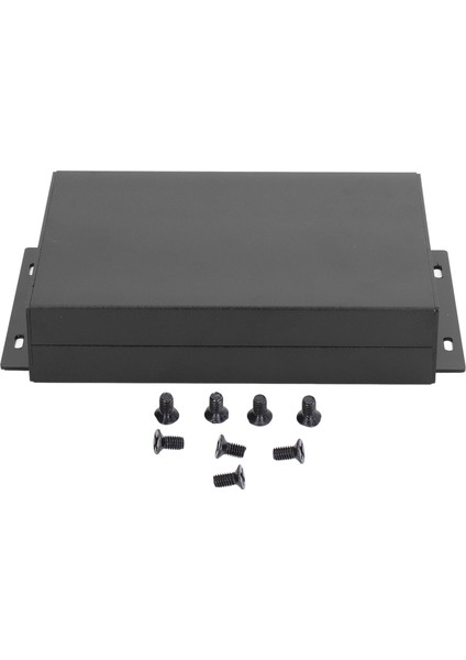 Alüminyum Elektrik Kutusu Su Geçirmez Bağlantı Muhafazası Kutusu Bölmeli Tip Dıy Siyah (Yurt Dışından)