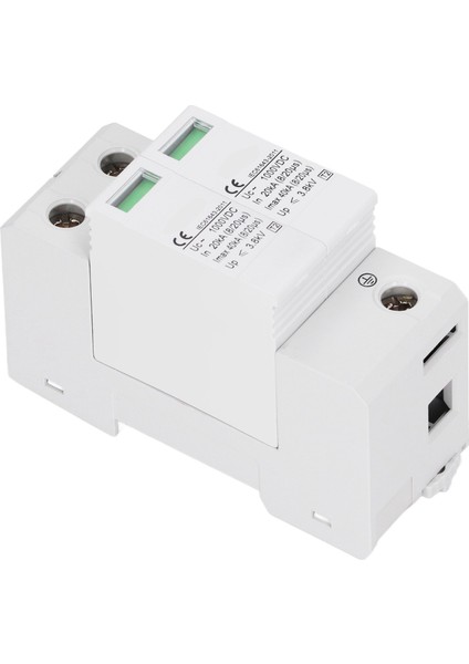Dc 1000V 40KA Aşırı Gerilim Korumalı Parafudr Koruyucu Cihaz Fotovoltaik Güç Sistemi Için Beyaz 2p (Yurt Dışından) indirimleri