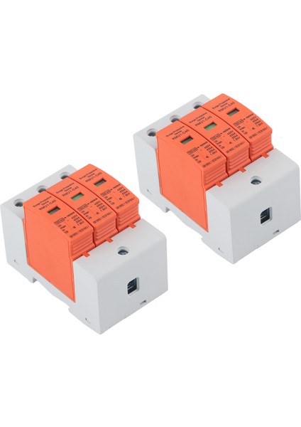 2 Adet Aşırı Gerilim Koruma Cihazı Din Ray Montajlı Ev 3p Parafudr Koruyucu Ac 420V RMU1‑C40 (Yurt Dışından) fiyatları