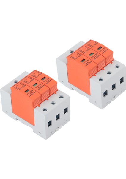 2 Adet Aşırı Gerilim Koruma Cihazı Din Ray Montajlı Ev 3p Parafudr Koruyucu Ac 420V RMU1‑C40 (Yurt Dışından) modelleri