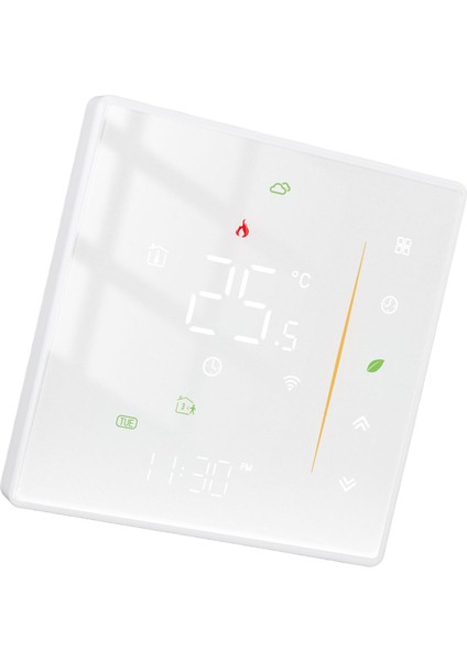 Akıllı Termostat Uygulaması Ses Kontrolü 5+1+1 Gün 6 Dönem Programlanabilir Wifi Ev Termostatı Su Isıtma Sistemi Için AC95‑240V (Yurt Dışından) indirimleri