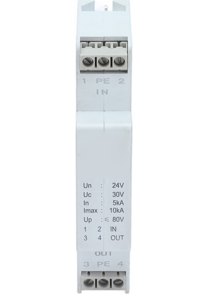 Aşırı Gerilim Koruma Cihazı Gerilim Koruması Parafudr Sinyal Yıldırım Koruyucu 24V Dc (Yurt Dışından)