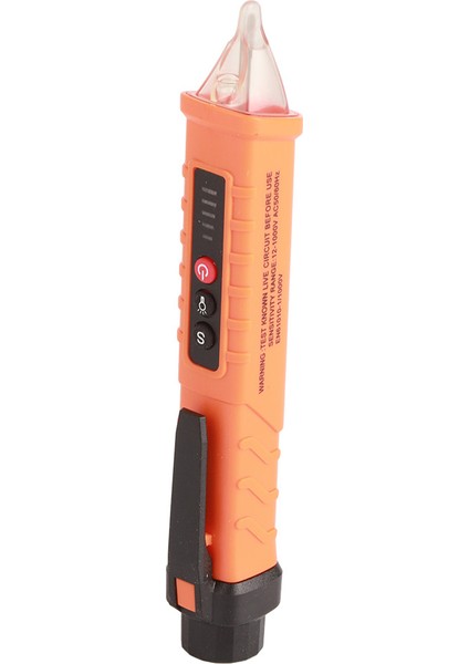 Temassız Voltaj Test Cihazı Volt Dedektörü Metre Ayarlanabilir Hassasiyet Ses Işık Alarmı (Yurt Dışından)