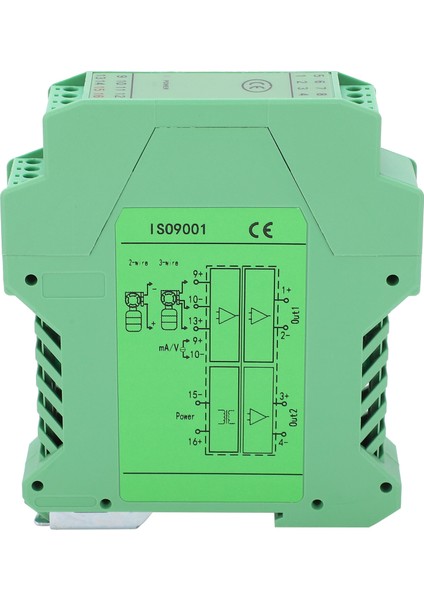 Sinyal Izolatörü Dc 1 Giriş 2 Çıkış Akım Gerilim Vericisi Ray Montajlı Şartlandırıcı Glg (Yurt Dışından)